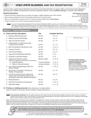 Blank Utah Tc 69 Form