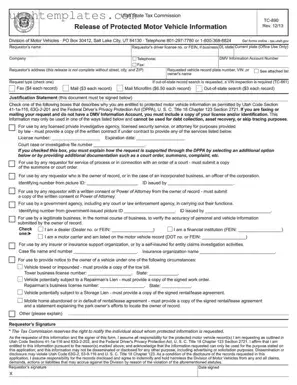 Blank Utah Tc 890 Form